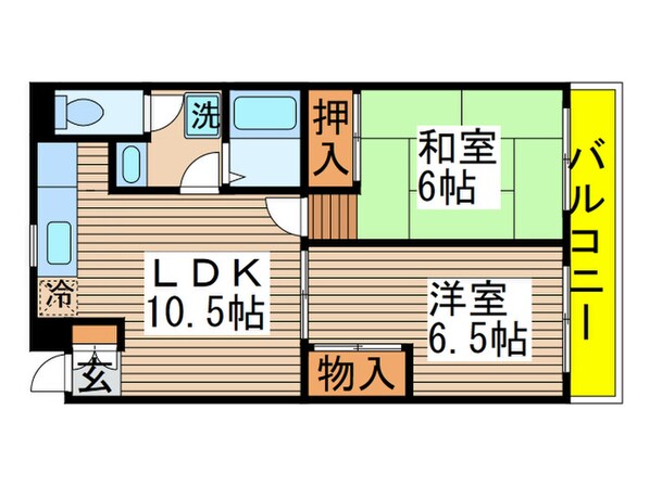 グリーンヒル八千代（2）の物件間取画像